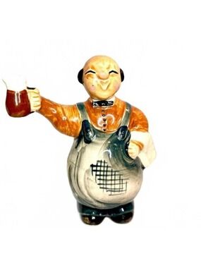 Vintage Shafford Pottery Ceramic Bartender Decanter with Stopper – Japan, 1960s